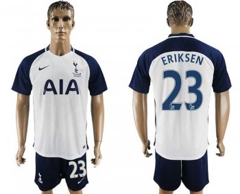 Tottenham Hotspur #23 Eriksen White Home Soccer Club Jersey