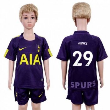 Tottenham Hotspur #29 Winks Sec Away Kid Soccer Club Jersey