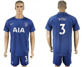 Tottenham Hotspur #3 Rose Away Soccer Club Jersey