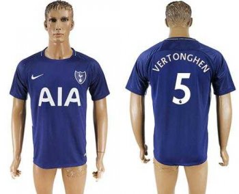 Tottenham Hotspur #5 Vertonghen Away Soccer Club Jersey