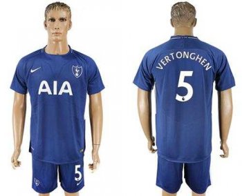 Tottenham Hotspur #5 Vertonghen Away Soccer Club Jersey