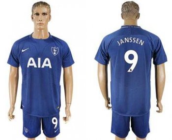 Tottenham Hotspur #9 Janssen Away Soccer Club Jersey