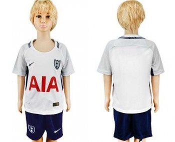 Tottenham Hotspur Blank Home Kid Soccer Club Jersey