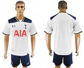 Tottenham Hotspur Blank White Home Soccer Club Jersey