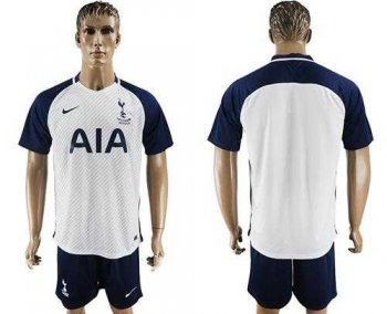 Tottenham Hotspur Blank White Home Soccer Club Jersey