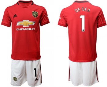 Manchester United #1 DE GEA Red Home Soccer Club Jersey