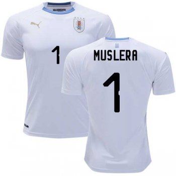 Uruguay #1 Muslera Away Soccer Country Jersey