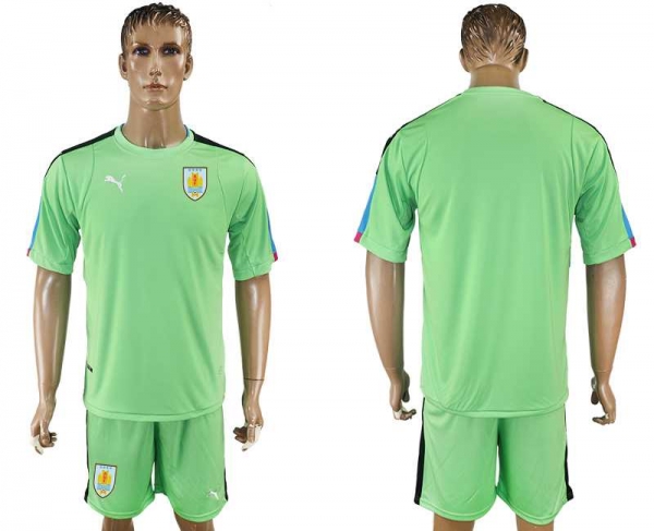 Uruguay Green Goalkeeper 2018 FIFA World Cup Soccer Jersey