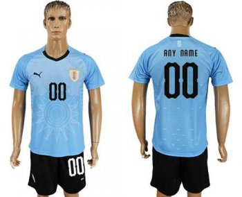 Uruguay Personalized Home Soccer Country Jersey