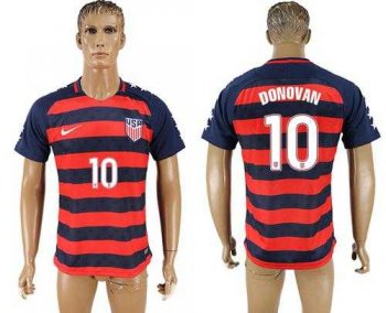 USA #10 Donovan Away Soccer Country Jersey