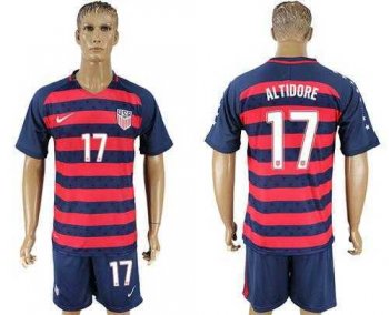 USA #17 Altidore Away Soccer Country Jersey