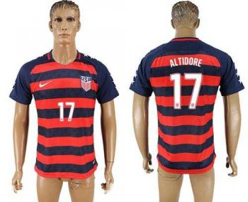 USA #17 Altidore Away Soccer Country Jersey