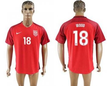 USA #18 Wood Away Soccer Country Jersey