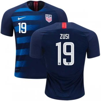 USA #19 Zusi Away Soccer Country Jersey