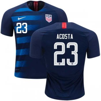 USA #23 Acosta Away Soccer Country Jersey