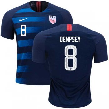 USA #8 Dempsey Away Soccer Country Jersey