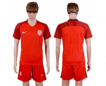 USA Blank Away Soccer Country Jersey