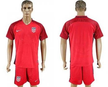 USA Blank Away Soccer Country Jersey