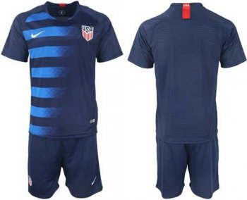 USA Blank Away Soccer Country Jersey