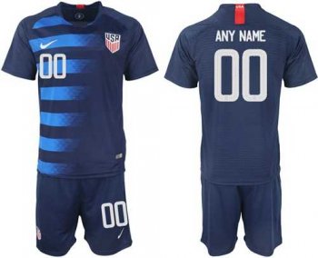 USA Personalized Away Soccer Country Jersey