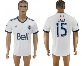 Vancouver Whitecaps FC #15 Laba Home Soccer Club Jersey