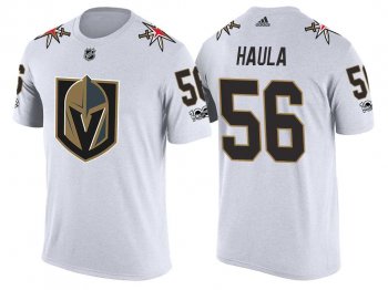 Vegas Golden Knights #56 Erik Haula White 2017 Fresh Team Commemorative T-shirt