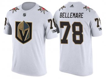 Vegas Golden Knights #78 Pierre-Edouard Bellemare White 2017 Fresh Team Commemorative T-shirt