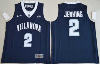 Villanova Wildcats #2 Kris Jenkins Navy Blue Basketball Stitched NCAA Jersey