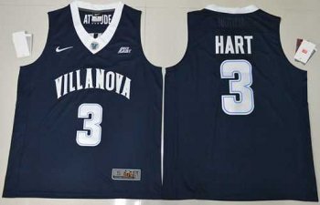 Villanova Wildcats #3 Josh Hart Navy Blue Basketball Stitched NCAA Jersey