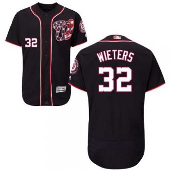 Washington Nationals #32 Matt Wieters Navy Blue Flexbase Authentic Collection Stitched MLB Jersey