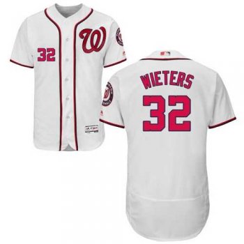 Washington Nationals #32 Matt Wieters White Flexbase Authentic Collection Stitched MLB Jersey