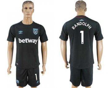 West Ham United #1 Randolph Away Soccer Club Jersey