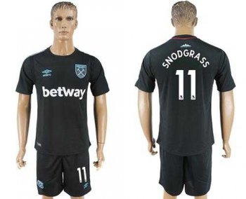 West Ham United #11 Snodgrass Away Soccer Club Jersey