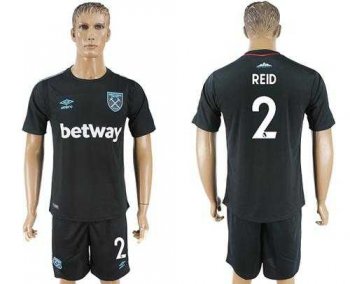 West Ham United #2 Reid Away Soccer Club Jersey