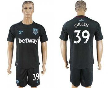 West Ham United #39 Cullen Away Soccer Club Jersey