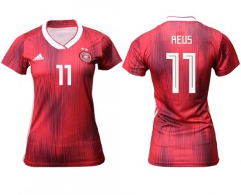 Women's Germany #11 Reus Away Soccer Country Jersey