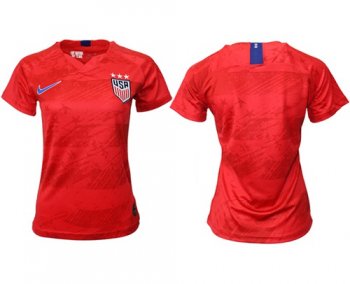 Women's USA Blank Away Soccer Country Jersey