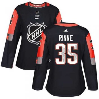 Women's Adidas Nashville Predators #35 Pekka Rinne Black 2018 All-Star Central Division Authentic Stitched NHL