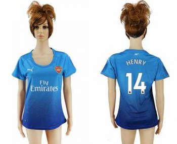 Women's Arsenal #14 Henry Away Soccer Club Jersey