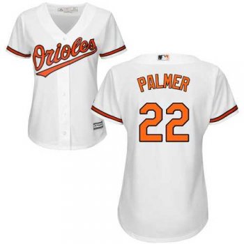 Women's Baltimore Orioles #22 Jim Palmer White Home Stitched MLB Jersey