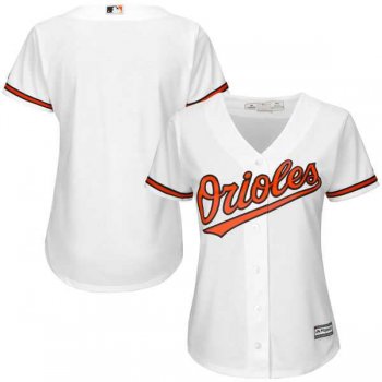 Women's Baltimore Orioles Majestic White Home Cool Base Jersey