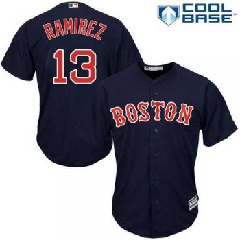 Women's Boston Red Sox #13 Hanley Ramirez Navy Blue Alternate Stitched MLB Jersey