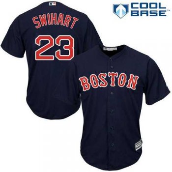 Women's Boston Red Sox #23 Blake Swihart Navy Blue Alternate Stitched MLB Jersey