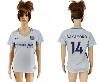 Women's Chelsea #14 Bakayoko Away Soccer Club Jersey