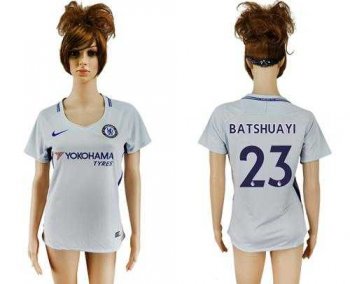 Women's Chelsea #23 Batshuayi Away Soccer Club Jersey