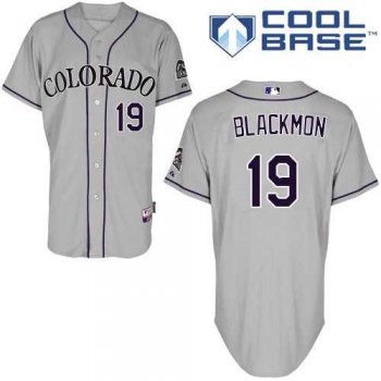 Women's Colorado Rockies #19 Charlie Blackmon Grey Road Stitched MLB Jersey