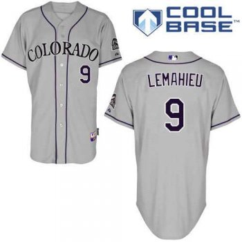 Women's Colorado Rockies #9 DJ LeMahieu Grey Road Stitched MLB Jersey