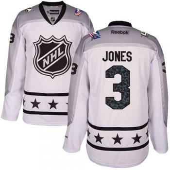 Women's Columbus Blue Jackets #3 Seth Jones White 2017 All-Star Metropolitan Division Stitched NHL Jersey