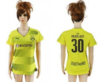 Women's Dortmund #30 Passlack Home Soccer Club Jersey