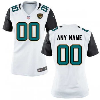 Women's Jacksonville Jaguars Nike White Custom Jersey